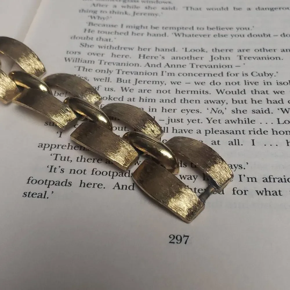 Vintage Monet Golden Bracelet